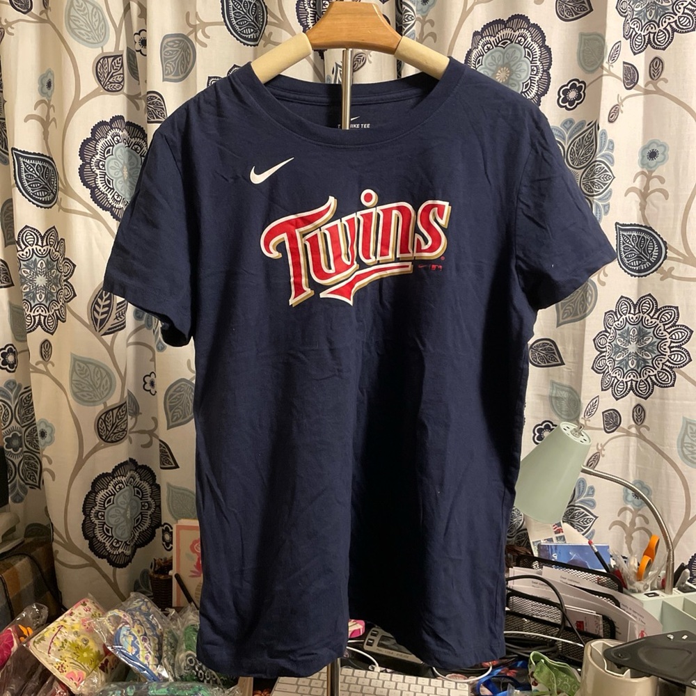 Nike Twins Logo Navy Tee